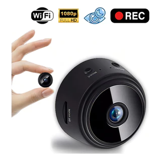 Mini Micro Camera Ip Espiã Wifi Full Hd Segurança A9 Cor Pre em Oferta na Shopee