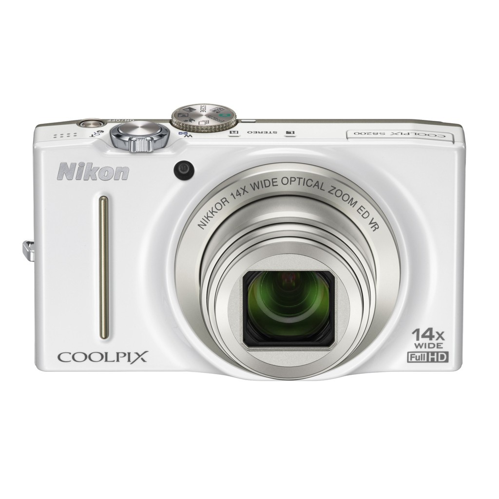 USED]Do Japão [Usado] Câmera Digital Nikon COOLPIX S8200 Branco