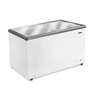 Freezer Conservador Expositor Horizontal Dupla Ação Tampa De Vidro Eco Gelo 247L EEH300XX 127V - EOS em Oferta na Shopee