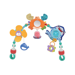 Móbile Para Carrinho e Berço com Chocalho Ocean - Maxi Baby em Oferta na Shopee