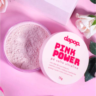 Pó Solto Ultrafino Com Extrato De Rosa Mosqueta Pink Power