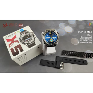 W&O Novo X5Pro Max Smart Watch Bluetooth Chamada IP67 À Prova D 