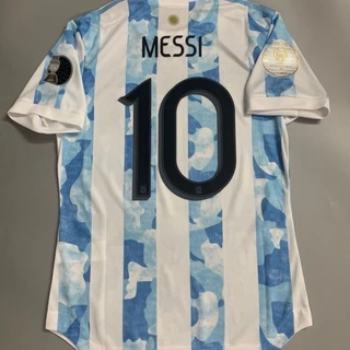 2021 Argentina Home Copa Americana de Futebol Versão Jersey Player