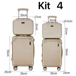 Kit Conjunto de 4 Malas de Viajem G/M/P/PP em Oferta na Shopee