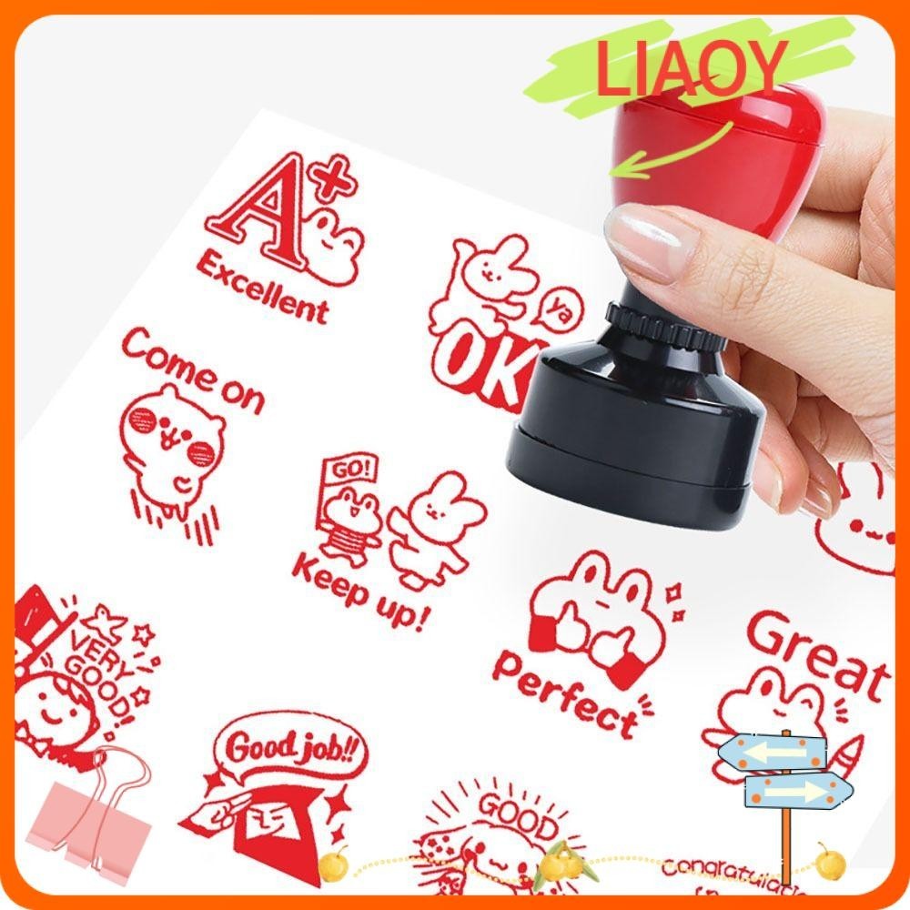 LIAOYING Professor Encorajar Selo De Incentivo , Elogio Emoticons Suprimentos , Durável De Bricolagem