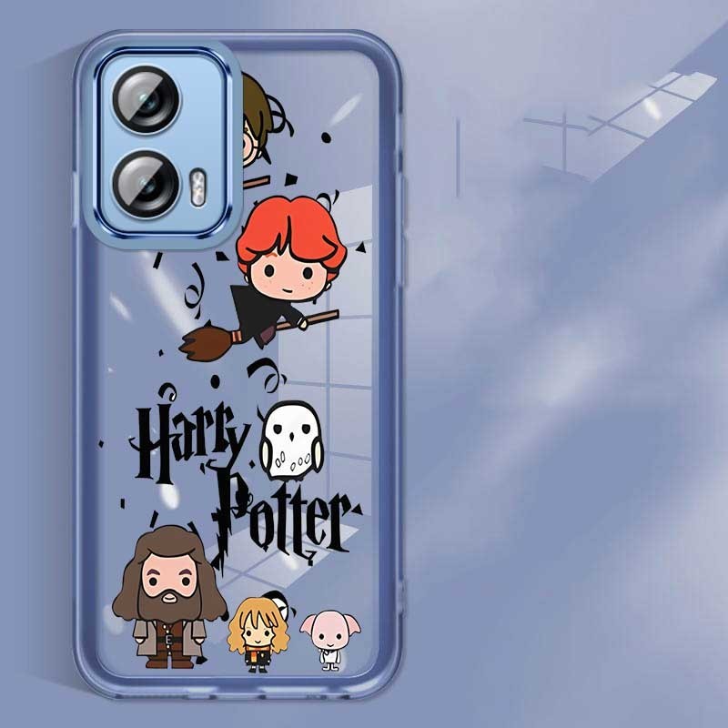 Motorola MOTO G85 G24 G04 G04s G14 G34 G54 G60 G32 Art Harry Potter Carcaça De Silicone Transparente Capa Macia Do Protetor Da Câmera