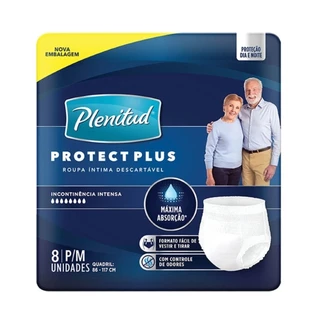 Roupa Intima Plenitud Protect Plus P/M 8 Unidades
