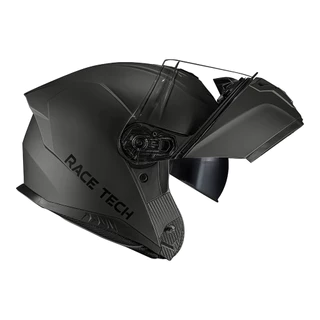 Capacete Articulado Race Tech Signal Monocolor Titanium Robocop Escamoteável
