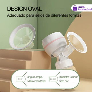 Bomba de leite elétrica silenciosa, fácil de transportar, perfeita para as necessidades diárias das mamães.
