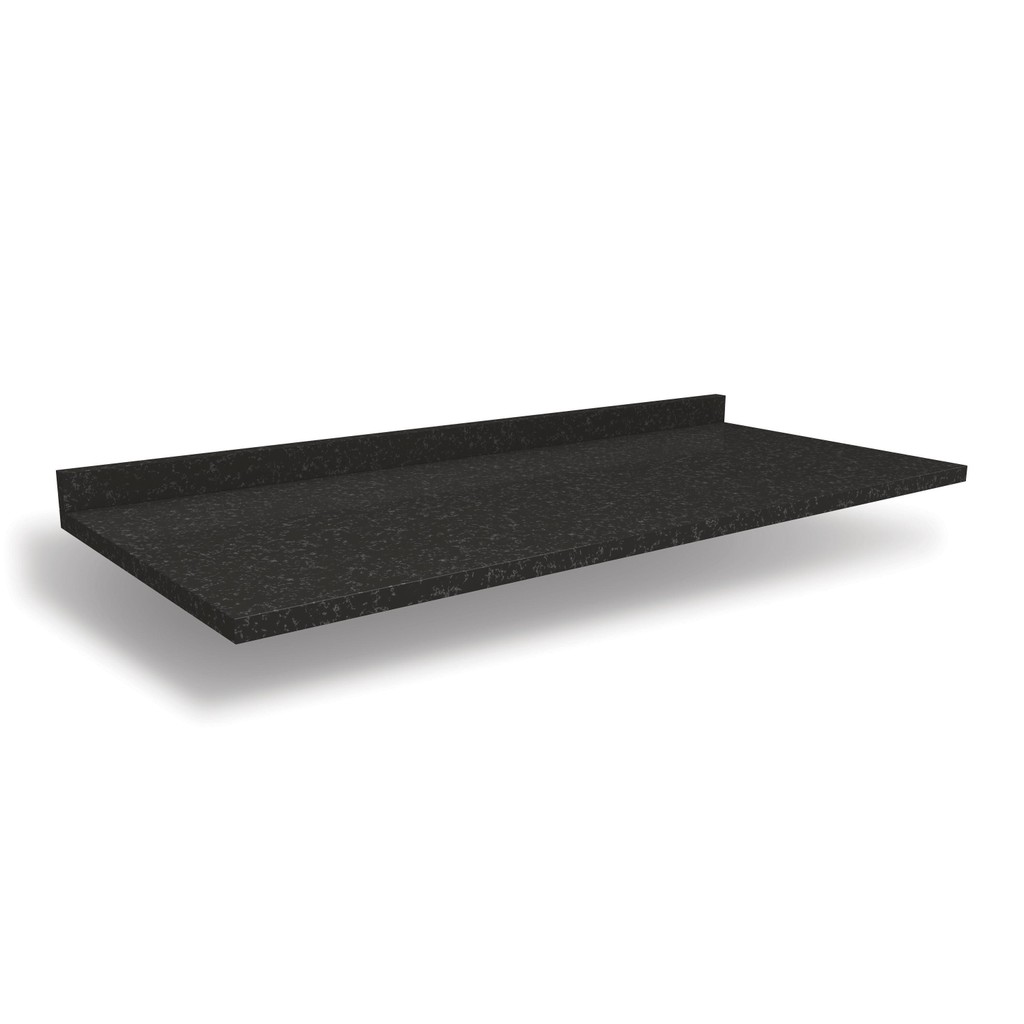 Tampo Para Balcão Kappesberg Preto Brilho 120cm x 52cm