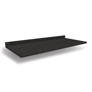 Tampo Para Balcão Kappesberg Preto Brilho 120cm x 52cm