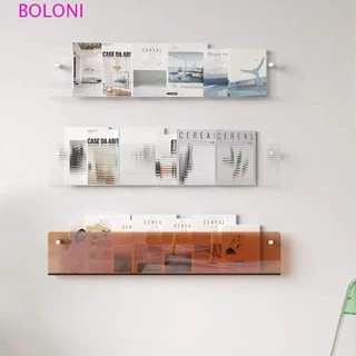 Porta-Folhetos Da Revista BOLONI , Prateleiras Flutuantes De Parede , Organizador Minimalista De Literatura Italiano Acrílico Pamphlet Stand Jornais