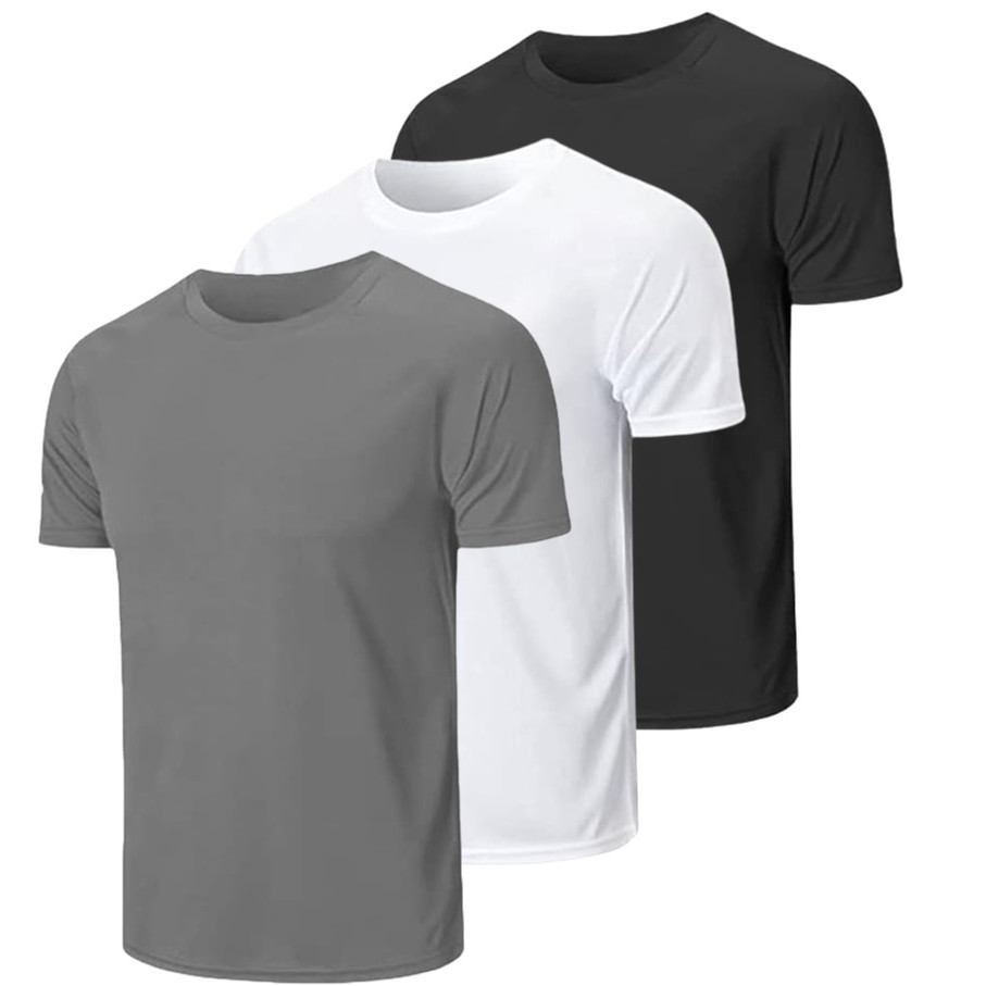 Camiseta Masculina Lisa Básica 100% Poliester
