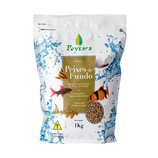 Ração Poytara Para Peixes de Fundo 1kg em Oferta na Shopee