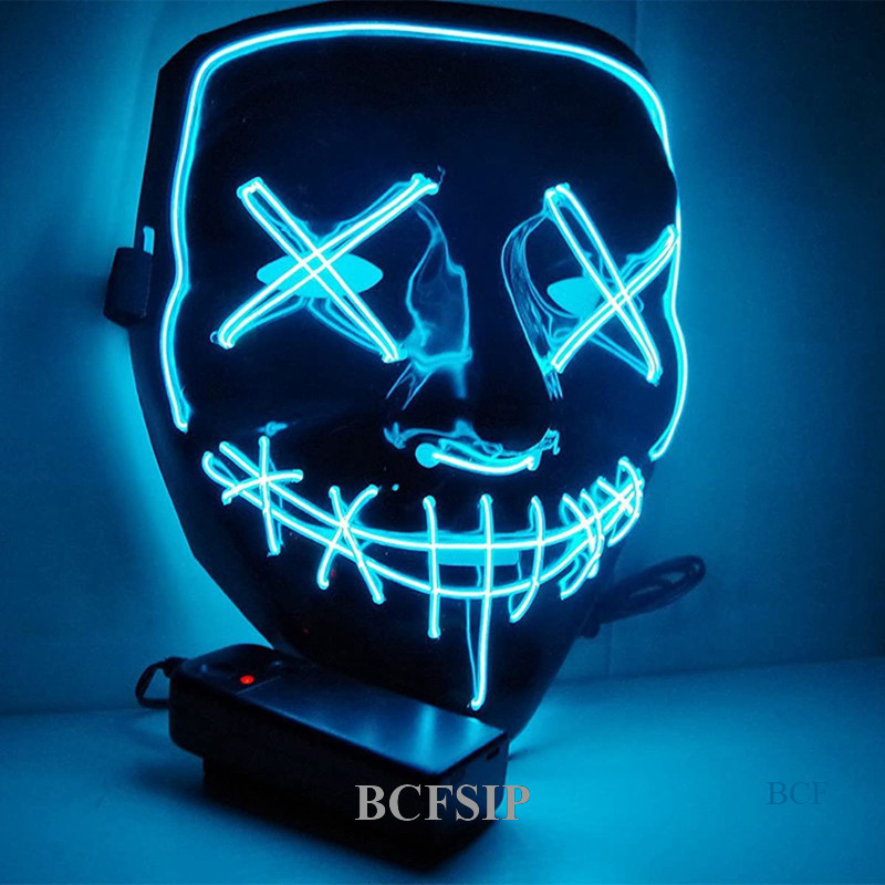 Máscara BCF LED Light Up Party Masks The Purge Eleição Ano Grandes ...