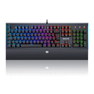 Teclado Mecanico Aryaman Switch Marrom Rgb V2 Preto