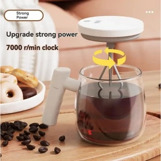 (Envio Local) Caneca De Café Com Agitação Automática De 400ml Misturadora Elétrica USB Recarregável Para , Chá , Leite , Cacau , Copo Elétrico Tampa Cawan Kacau Automatik
