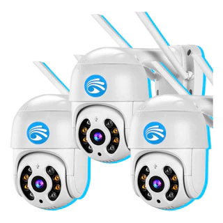 Kit Câmera de Segurança IP Wifi Externa 100% Impermeável Full HD 1080p YOOSEE