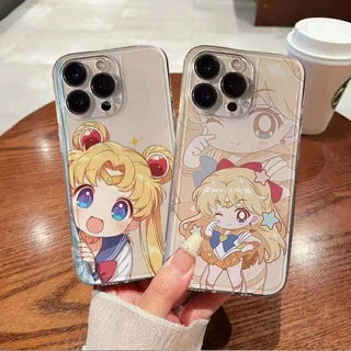 Capa Para Xiaomi Redmi Note 13 Pro 5G 12 4G 12S 13C 12C 10C A2 A1 Plus A3 POCO C65 Invólucro Sailor Moon Soft TPU Câmera Protetora Proteção De Lente À Prova De Choque Coreano