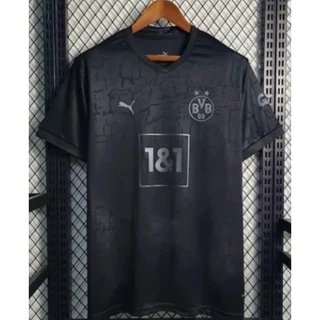 Novo Camisa Camiseta do Time do Borússia Dortmund Preto 24/24 + Mega Promoção + Apronta Entrega
