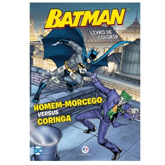 Batman - Homem-morcego versus Coringa - Ler e Colorir (com quebra-cabeça no verso)