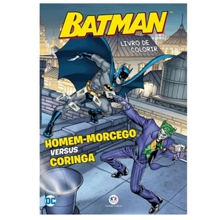 Batman - Homem-morcego versus Coringa - Ler e Colorir (com quebra-cabeça no verso)