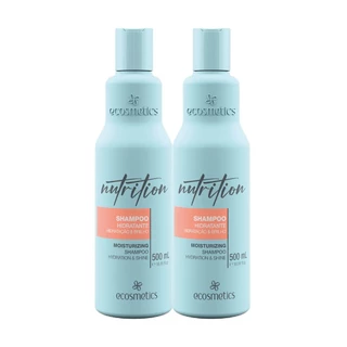 Kit Ecosmetics Nutrition 2x Shampoo 500ml (2 produtos)