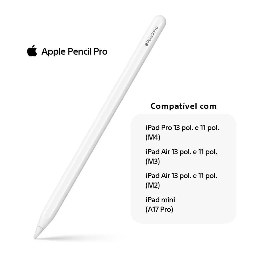 Caneta Original Apple Pencil Pro ou Pencil USB-C Novo Lacrado