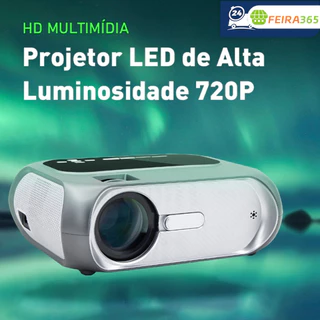 Projetor Led T7 Wi-Fi 4.000lm 140 Polegadas 4k Espelho Full HD em Oferta na Shopee