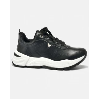 Tênis Feminino Casual Preto Básico Confortável Original Via Marte