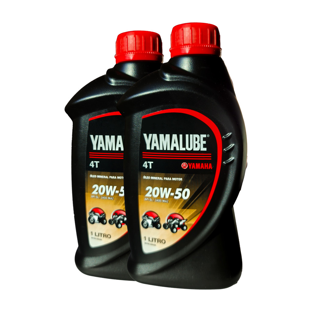Kit 2 Litros Óleo Yamalube 20W50 Fazer 250 Lander Tenere Original ...