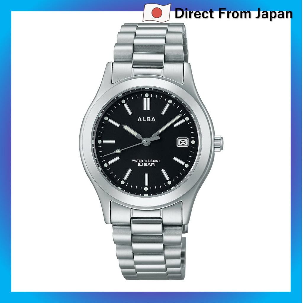 Relógio Seiko Watch AQGK474 Alba Standard Quartz Masculino Prata