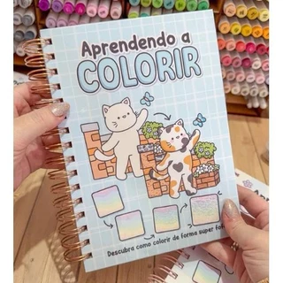 Livro de Colorir Aprenda Técnicas de Pintura | Texturas + Efeitos Visuais | Capa Dura
