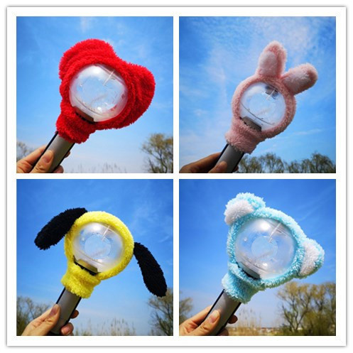 Capa De Pelúcia Com O Exército BTS LIGHTSTICK BT21 Transparente