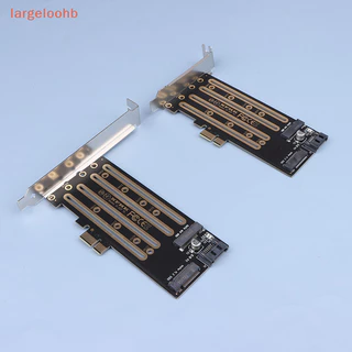 [largeloohb] Adicionar Nas Placas NVMe M . 2 SSD Para PCIE 3.0 4.0 X1 X4 , SATA Adaptador De Dupla Finalidade Com M2 /