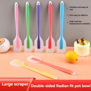 Estoque Pronto Espátula Translúcida de Silicone Espátula Translúcida de Bolo de Creme de Silicone Pequena Espátula de Bolo de Grau Alimentício Espátula Integra
