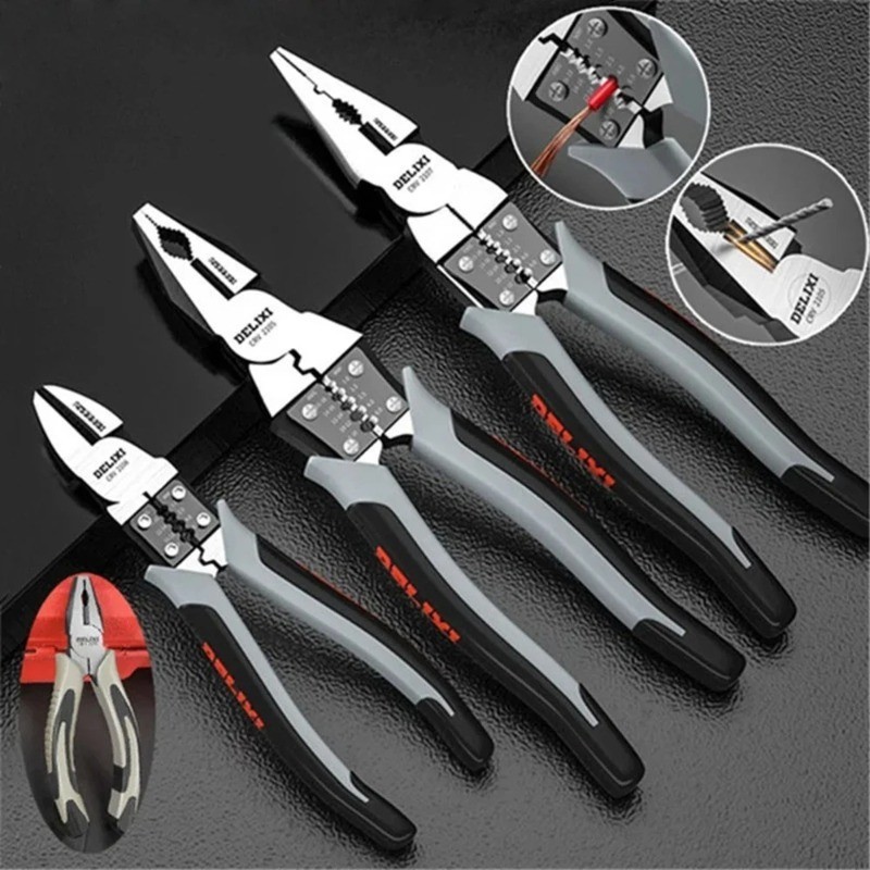 Multifuncional Universal Alicate Diagonal Heavy Agulha Nose Alicates Ferramentas De Hardware Eletricista Fio