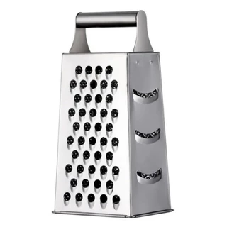 Ralador Queijo e Fatiador Legumes de Mesa Grande 4 Faces Inox