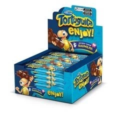 Chocolate Tortuguita Enjoy Baunilha Com 24 Unidades 28g