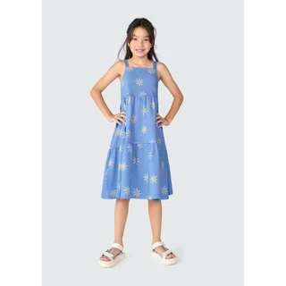 Vestido Midi Infantil Com Babados Hering Kids