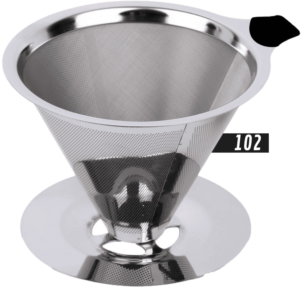 Coador Filtro De Café Aço Inox Sem Uso De Papel 102