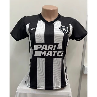 Camiseta Botafogo Feminina Baby Look Futebol