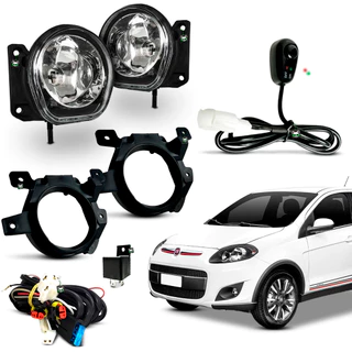 Kit Farol Auxiliar Milha Palio 2012 A 23 2024 Botao Colante