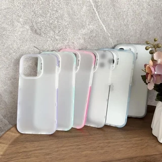 Capa De Telefone TPU Transparente Fosca Para Motorola Moto Edge 40 Neo 50 Pro Ultra Fusion G14 G34 G84 G54 G04S 5G Moldura Colorida Macia