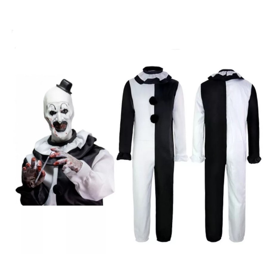 Fantasia Art Palhaço Assassino Halloween Terrifier Cosplay