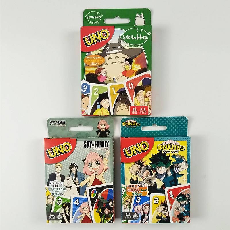 Jap?o Mattel Spy x Family Totoro My Hero Academia UNO Jogo De
