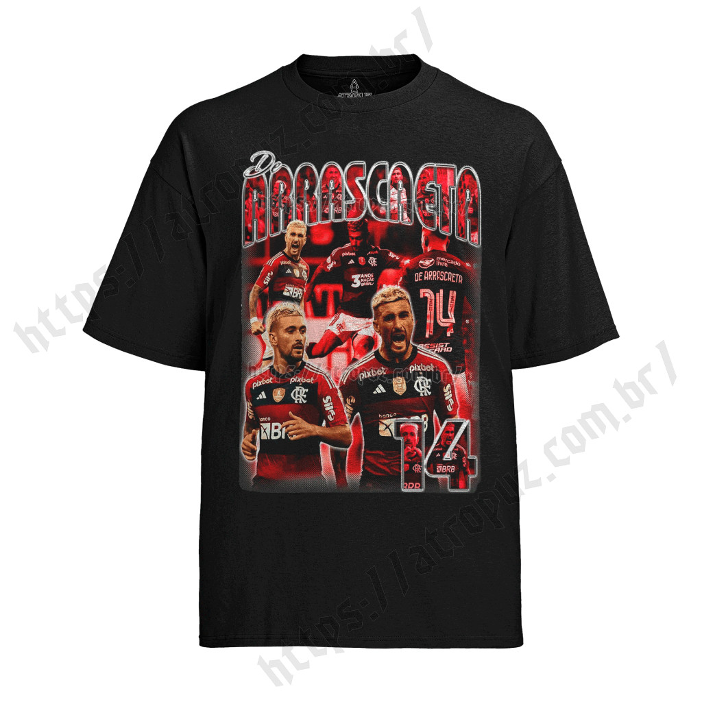 Camiseta Algodão Unissex Tshirt Arrascaeta