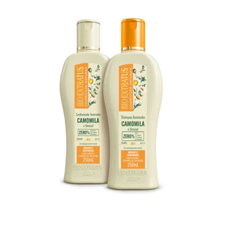 Kit Camomila Shampoo e Condicionador Bio Extratus - 250mL