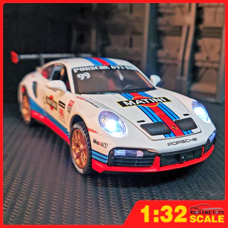 KLT 1 : 32 Porsche 911 GT3 RSR Diecast Modelo Carro Liga Carros Brinquedos Coleção Presente Para Crianças Menino Menina