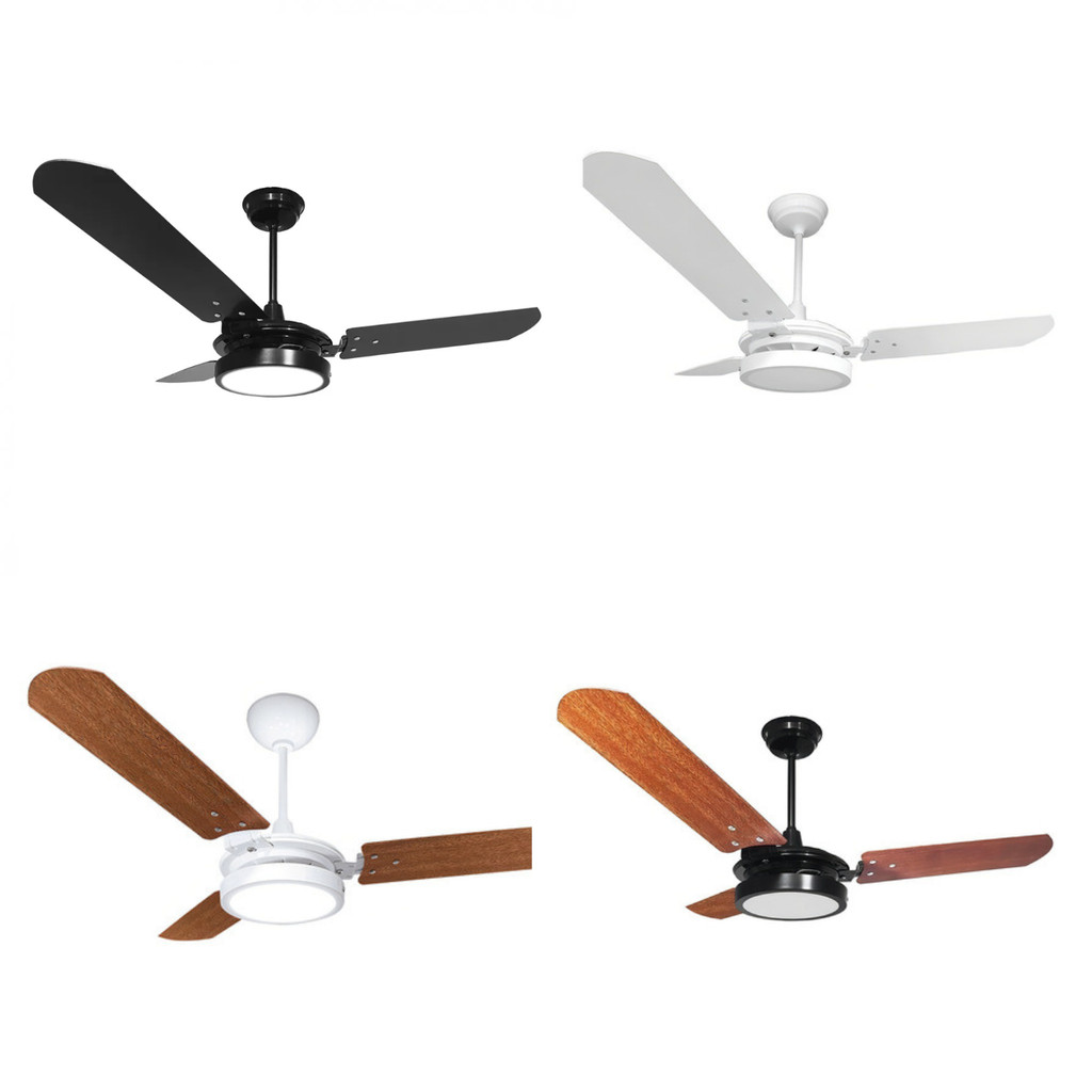Ventilador De Teto Valen Ventex Led Com LED 18W Potente e Ultra ...